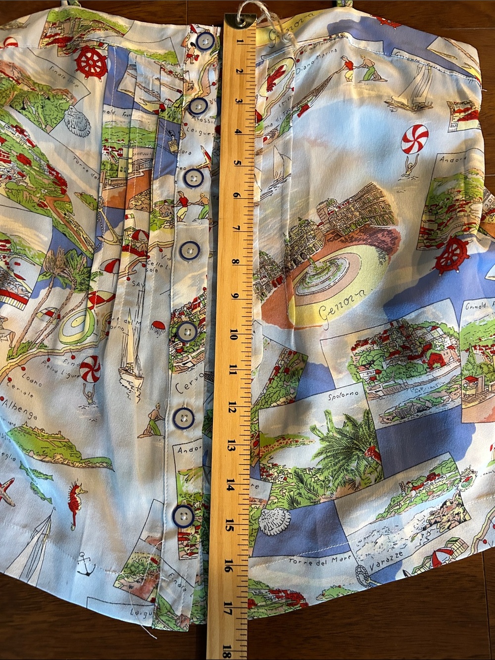 Maeve by Anthropologie silk travel Italy map tank top - Picture 8 of 10
